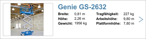 Vermietung Genie GS-2632